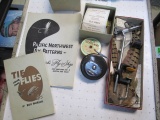 Fly Tying Kit - with Books comes with Vintage English Fly Reel - con 801