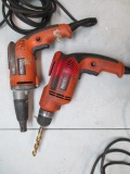 Pair of Ridgid Power Drills - con 802