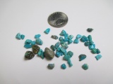 33.70 cts Kingman Mine Turquoise Nuggets - con 754