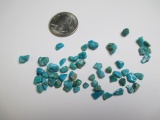30.85 cts Kingman Mine Turquoise Nuggets - con 754