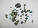 58.15cts Kingman Rough Turquoise Chunks and Nuggets - con 754