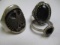 Lot of 3 Sterling Silver Rings - con 3