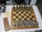 Collectible Vintage Gothic Chess Pieces - Cribbage Board- Will not be shipped -con 801