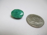 8.59 cts Natural Emerald From Brazil - Untreated - From Pawn - con 583