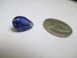Natural Blue Sapphire 6.32 cts - Certified 13x8.14x6.82mm - Pear Cut - Heat Treated - con 583