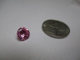 Natural Pink Sapphire 2.36 Cts Round Cut - Origin Ceylon - Heated For Color Hue - con 583