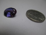 Natural 4.93 cts Amethyst Oval Cut From Pawn - con 583