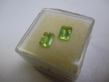 Two Peridot Gemstones - 1.60ct - con 3