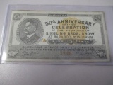 Ringling Bros Circus 1933 Scrip - con 346