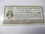 19334 Depression Era City of Long Beach Scrip - con 346