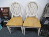 Malaysians Oak Chairs X2 - - Will not be shipped - con 801
