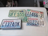 Assorted Washington License Plates - con 802
