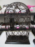 Wrought Iron Wine Rack - Will not be shipped -con 801