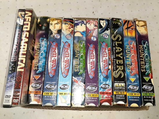 Anime DVD/VHS Lot - con 1010