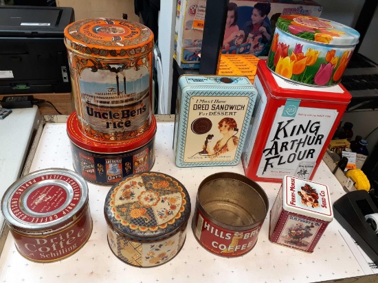 Antique Vintage Tins - Will not be shipped - con 807