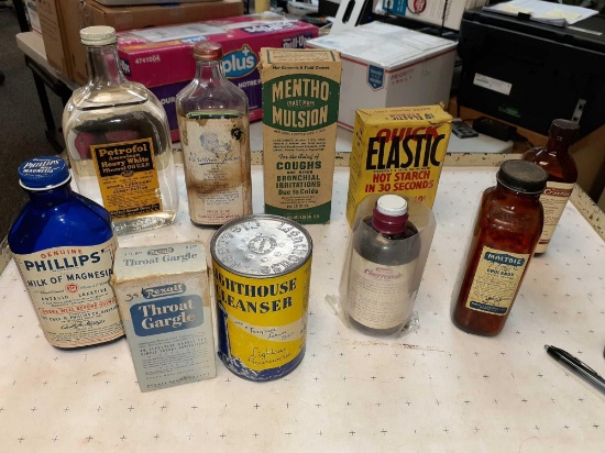 Antique Medicine Bottles - Will not be shipped - con 807