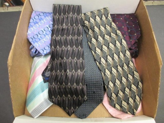 Assortment of Men's Ties (DKNY, Steve Harvey, Haggar, Nautica) - con 793