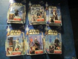 6 Star Wars Collectible Figures Attack of the Clones Hasbro Collection C-3PO & more NIB - con 709