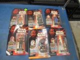 6 Star Wars Episode 1 Collectible Figures Hasbro Coll. Valorum,Deystroyer Droid & More NIB - con 709