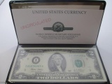 Authentic UNC US $2 Note - con 346