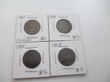 Collection of Pre 1900's Indian Head Pennies - con 346
