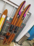 Pair of Cypress Gardens Wood Skis - Will NOT be Shipped - con 833