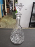 Signed Lead Crystal Decanter by 