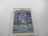 Hand Signed in Sharpe Barry Sanders Card - con 346