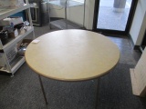 Vintage Collapsable Table w/Padded Top 40