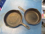 2 Wagner Cast Iron Skillets - Will NOT be Shipped - con 317