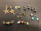 Misc Jewelry Earrings, Cufflinks, Rings - con 1
