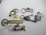 USA Metal Flags, Army, Airforce and Marine Key Chains - con 754