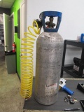 CO2 Tank with Guage & Hose - Will NOT be Shipped - con 836