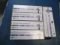 5 boxes of Nitrile Exam Gloves - Size M - con 831