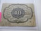 Authentic Civil War 1862 Ten Cent Postage Currency First Issue - con 346
