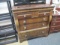 1800s Antique Solid Wood Dresser with Key -45x46x21 - will not ship - con 672