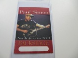 2001 Paul Simon Backstage Pass - con 346