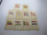 1934 Rare Kensita Cigarettes Flags Stickers - con 346