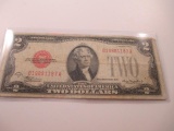 1928-C Red Seal US $2.00 Note - con 346