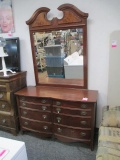 Victorian Style Dresser with Mirror - will not ship - con 555