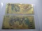 Pair of Russian 24k Gold Foil World Cup Notes - con 119