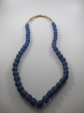 African Ghana Krobo Glass Trade Beads - Very Old - con 754