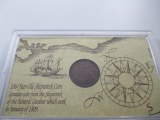186 Year Old Shipwreck Coin Authentic - con 119