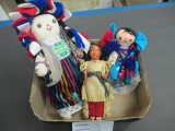 Lot of Old Collectable Native Dolls - con 3