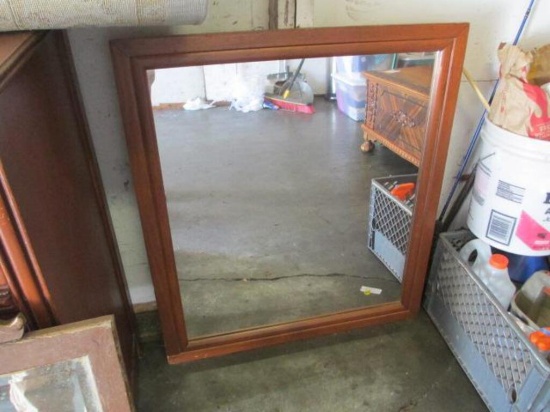 Vintage Bedroom Mirror - 31x35 - Will not be shipped - con 828