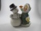 Gobel Figure Snowma & Girl - con 857