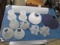 Lot of Assorted Vintage Light Fixture Glass Covers - Will NOT be Shipped - con 620