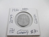 1930 WWII Nazi German Coin - con 346