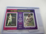 1975 Topps Mini Mickey Mantle MVP Baseball Card - con 346
