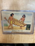 1959 Fleer Indian Trading Card Launching a 
